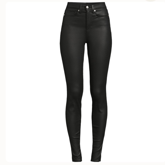 NWT!! Women's High Rise Coated Denim Skinny Jeans - Picture 9 of 10